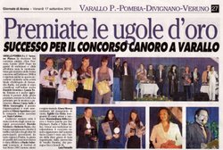 dal Giornale di Arona - Settembre 2010